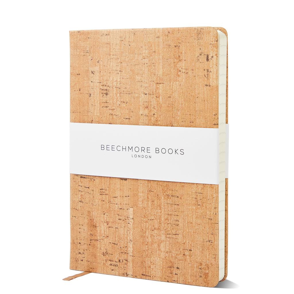 Beechmore Books Carnet de Notes Pages Blanches - A5, Vert I Journal à  Couverture Rigide Cuir Vegan, Papier Ligné Crème Épais 120 g/m², Boîte  Cadeau, pour Écrivain, Journaliste, Réunion, Étudiant : 